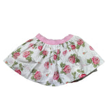 Monnalisa Gonna Tinta Unita Fantasia Rose per Neonata 319703 BIANCO MONNALISA 