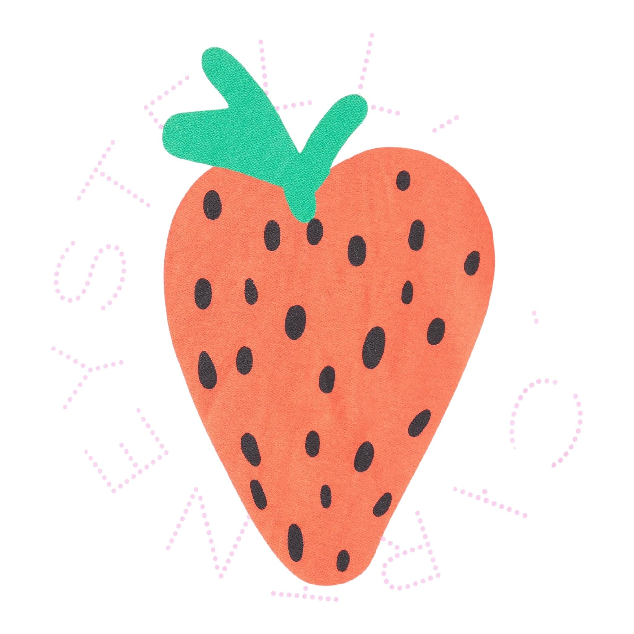 Stella Mccartney T-Shirt Girocollo Tinta Unita con Stampa per Bambina TW8B21 BIANCO STELLA McCARTNEY 