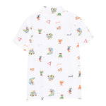 Guess Camicia Mezza Manica Tinta Unita con Stampa per Bambino N5GH05WBHQ1 BIANCO GUESS 
