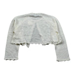 Le Coconne Coprispalle Tinta Unita con Ricami per Neonata LCN0985 PANNA LE COCONNE 