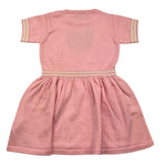 MOSCHINO abito mezza manica tinta unita con orso Rosa per Neonata MDV0BO ROSA MOSCHINO 