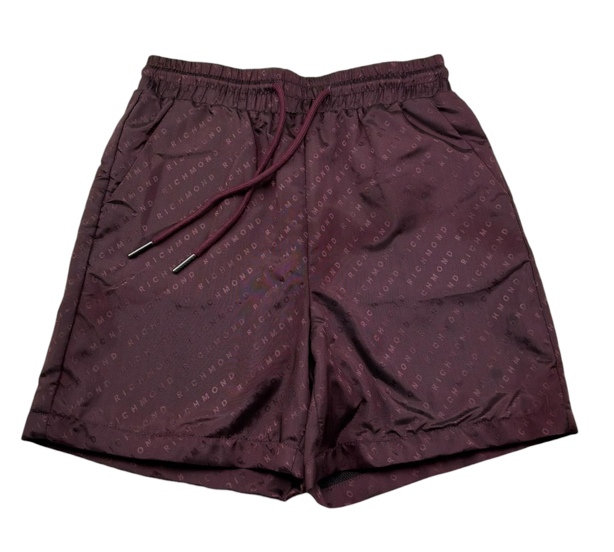 John Richmond Bermuda Tinta Unita con Elastico In Vita per Bambino RBP26233BE BORDEAUX JOHN RICHMOND 