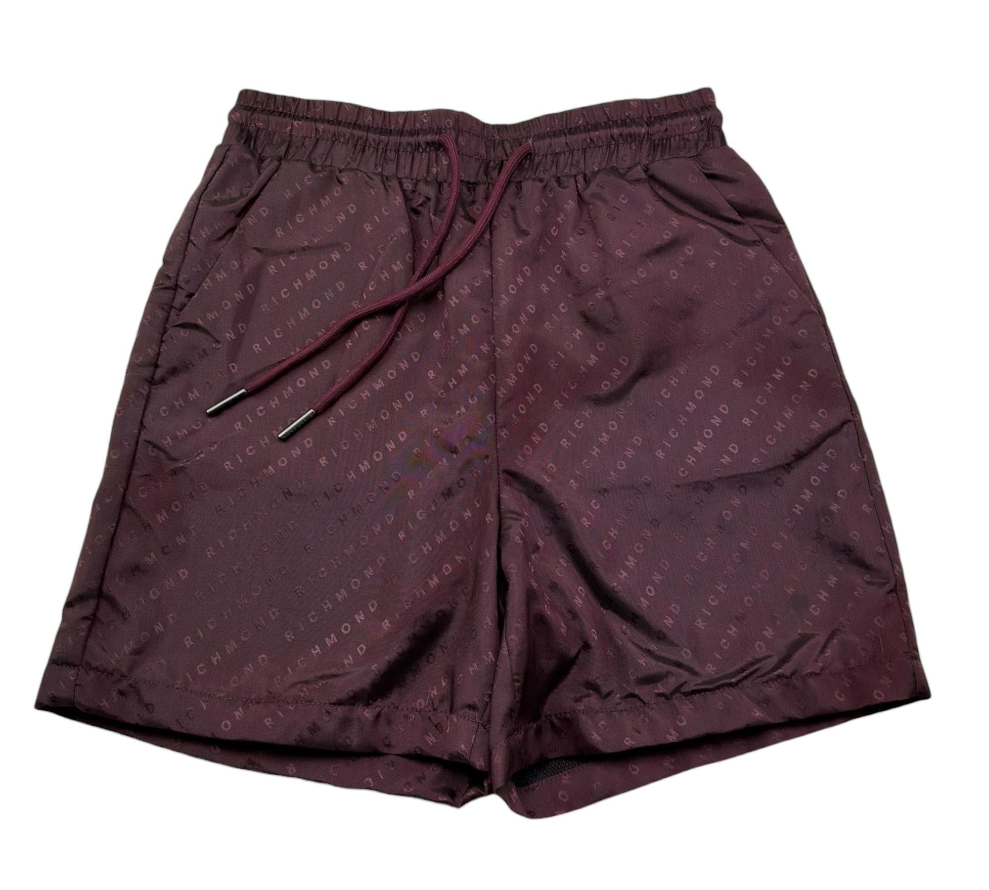 John Richmond Bermuda Tinta Unita con Elastico In Vita per Bambino RBP26233BE BORDEAUX JOHN RICHMOND 