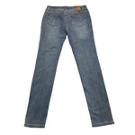 MET jeans tinta unita con girovita regolabile Azzurro per Bambina JNS AZZURRO MET 