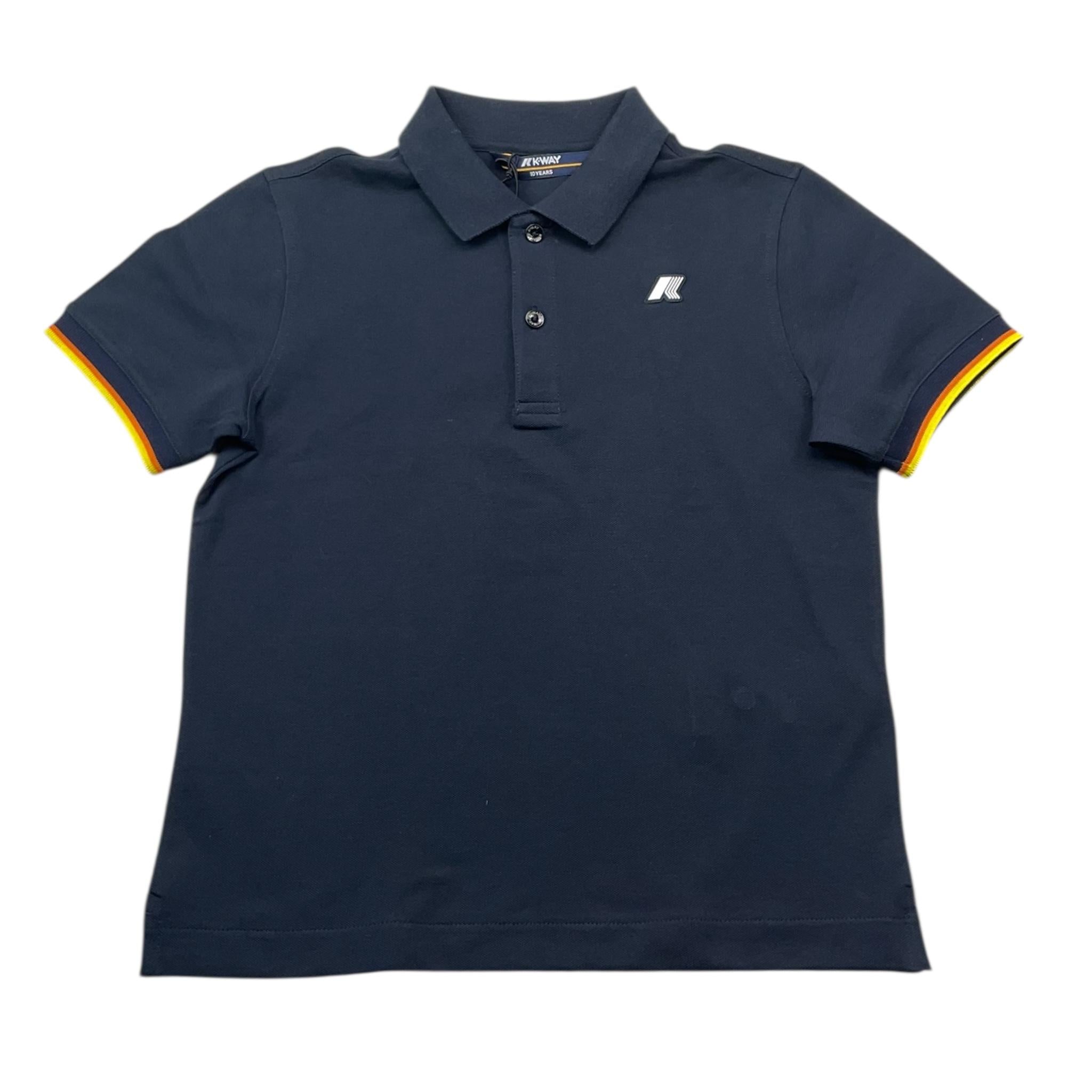 K-Way Polo Mezza Manica Tinta Unita per Bambino K6126LW BLU K-WAY 