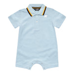 K-Way Pagliaccetto Mezza Manica Tinta Unita con Stampa per Neonato K71373W AZZURRO K-WAY 