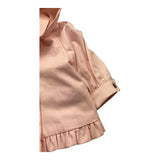 Tartine Et Chocolat Giubbino Modello Trench Tinta Unita con Cappuccio per Neonata TY44001 ROSA TARTINE ET CHOCOLAT 