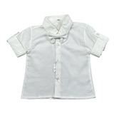 Isabel & Martinez Set Camicia-Papillion Tinta Unita per Neonato IM24B91 BIANCO ISABEL & MARTINEZ 