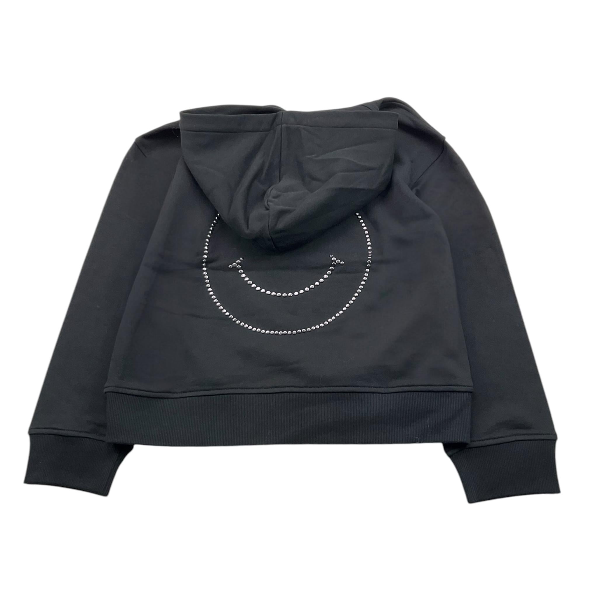 MOSCHINO felpa tinta unita con cappuccio e stampa Nero per Bambino HUF09C NERO MOSCHINO 