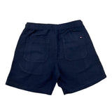 Tommy Hilfiger Bermuda Tinta Unita con Elastico In Vita per Bambino KB0KB09643 BLU TOMMY HILFIGER 