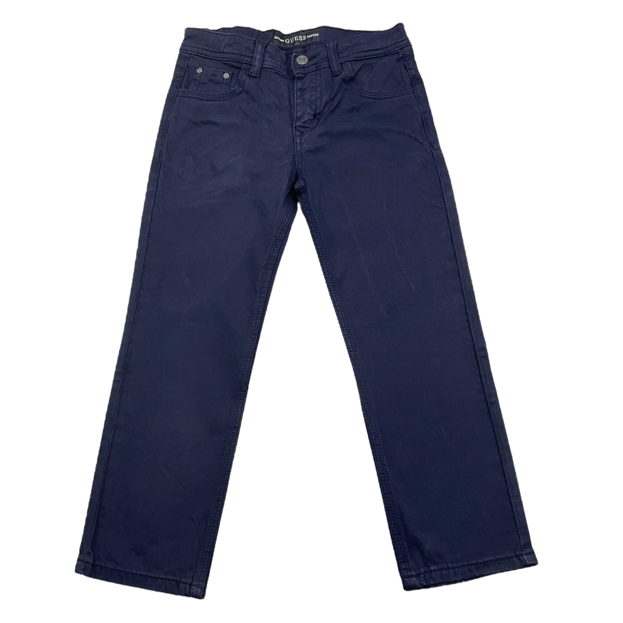 GUESS pantalone tinta unita con girovita regolable Blu per Bambino N4YB05WDD52 BLU GUESS 