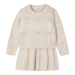 MAYORAL completo 2 pezzi maglia-gonna Beige per Bambina 4935 BEIGE MAYORAL 