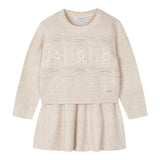 MAYORAL completo 2 pezzi maglia-gonna Beige per Bambina 4935 BEIGE MAYORAL 
