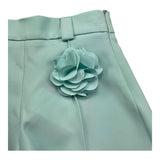 Petit Posh Short Tina Unita con Applicazione per Bambina GFBS25066SH VERDE ACQUA PETIT POSH 