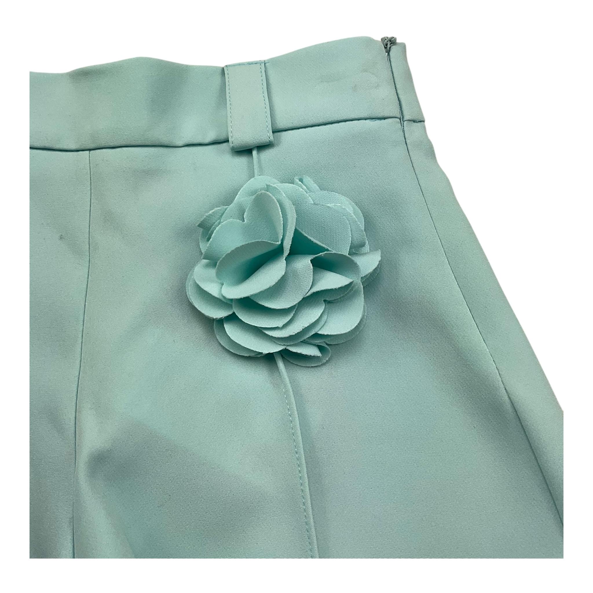 Petit Posh Short Tina Unita con Applicazione per Bambina GFBS25066SH VERDE ACQUA PETIT POSH 