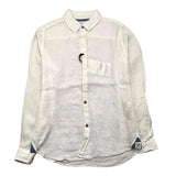 Berna Camicia Manica Lunga Collo  Bianco Per Bambino