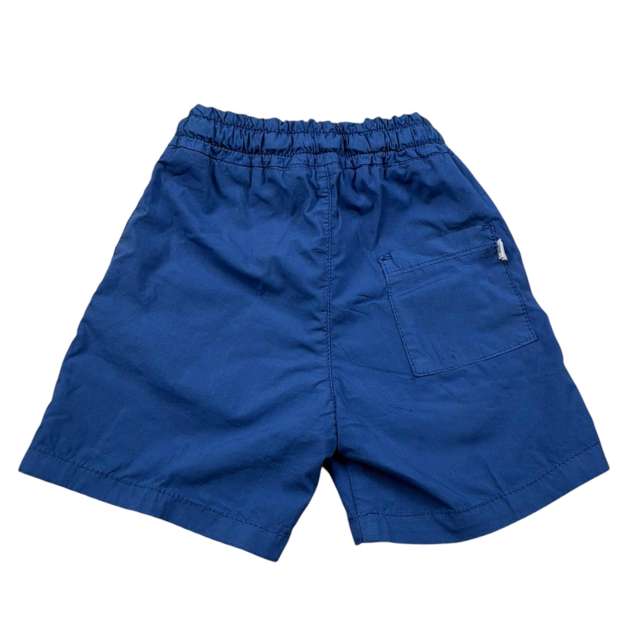 Manuel Ritz Bermuda Tinta Unita con Elastico In Vita per Neonato MR3019X BLU MANUEL RITZ 