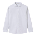 Mayoral Camicia Manica Lunga tinta unita Bianco/Verde per Bambino 6142 BIANCO/VERDE MAYORAL 