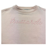 Trussardi Felpa Chiusa Girocollo Tinta Unita con Stampa per Bambina TGP26002FE ROSA TRUSSARDI 