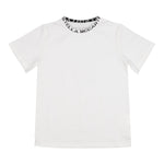 STELLA McCARTNEY t-shirt tinta unita con profili in contrasto Bianco per Bambino TV8P71 BIANCO STELLA McCARTNEY 