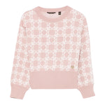 GUESS maglia girocollo tinta unita con stampe in contrasto Rosa per Bambina J4BR04Z3K10 ROSA GUESS 