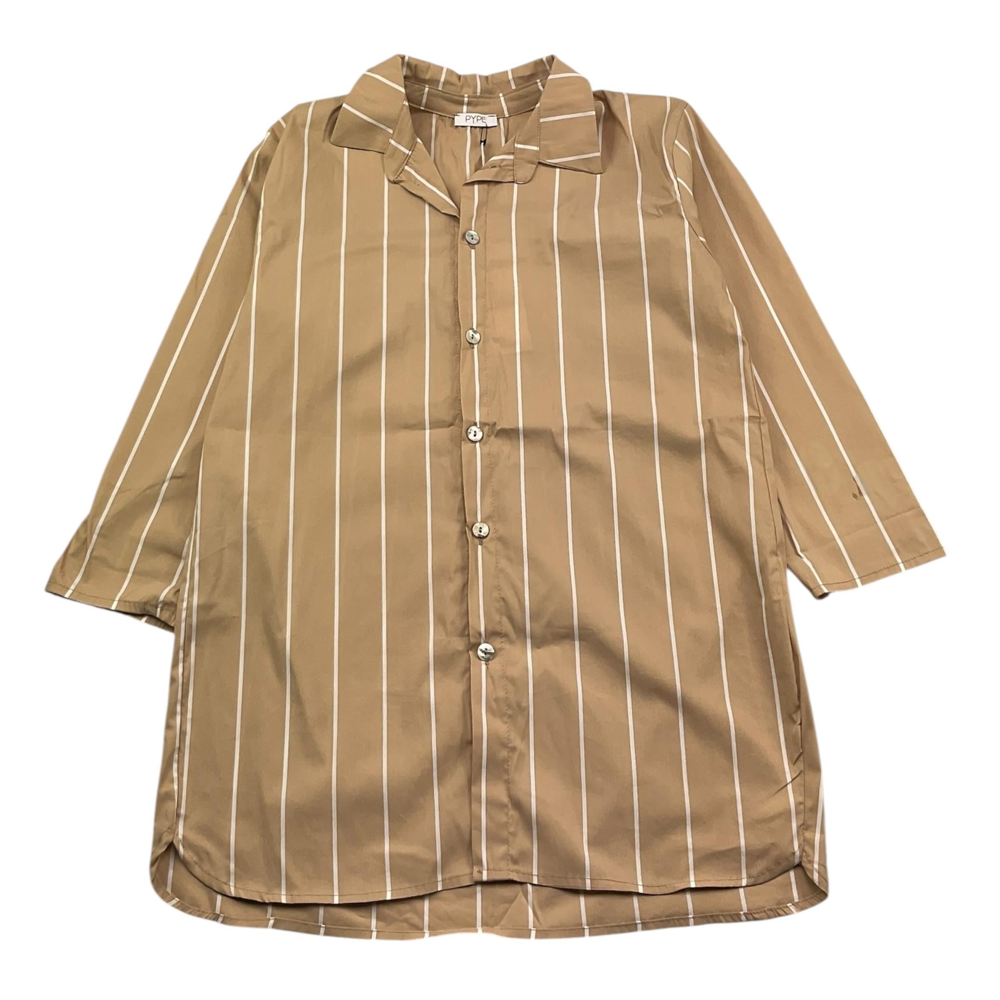 Pype Camicia Manica Lunga Tinta Unita per Bambino GIODI BEIGE PYPE 