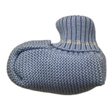 MARLU' babbucce tinta unita con ricami Azzurro per Neonato BABBBIA AZZURRO MARLU' 