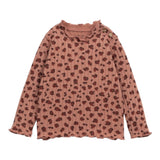 PLAY UP shirt tinta unita con fantasia maculata Terra per Bambina PA022AP11005 TERRA PLAY UP 