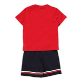 Jeckerson Completo 2 Pezzi T-Shirt-Bermuda Bicolore per Neonato JN4011 ROSSO/BLU JECKERSON 