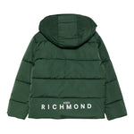 JOHN RICHMOND giubbino tinta unita con zip e cappuccio Verde per Bambino RBA24031PI VERDE JOHN RICHMOND 