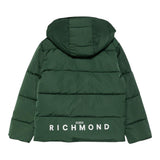 JOHN RICHMOND giubbino tinta unita con zip e cappuccio Verde per Bambino RBA24031PI VERDE JOHN RICHMOND 