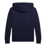 RALPH LAUREN felpa chiusa con cappuccio tinta unita con stampa Blu per Bambino 323953042001 BLU RALPH LAUREN 
