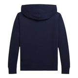 RALPH LAUREN felpa chiusa con cappuccio tinta unita con stampa Blu per Bambino 323953042001 BLU RALPH LAUREN 