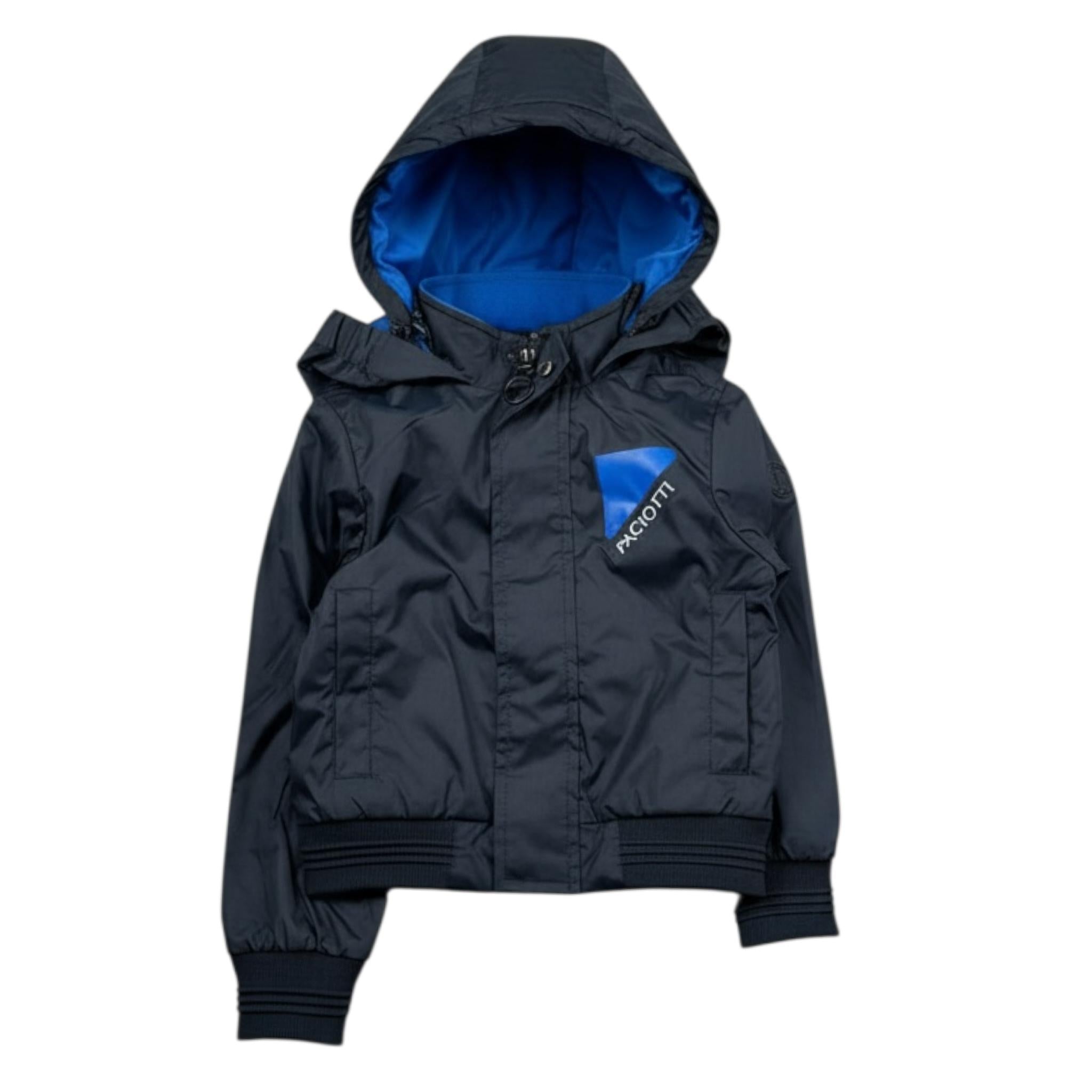 Cesare Paciotti Giubbino Tinta Unita con Cappuccio E Zip per Neonato GBP5102B BLU CESARE PACIOTTI 