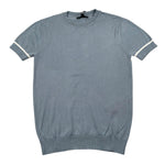 Antony Morato T-Shirt In Maglia Tinta Unita per Bambino MKSW01292X AZZURRO ANTONY MORATO 