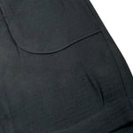 I'M Brian Bermuda Tinta Unita con Elastico In Vita per Bambino BE2853J NERO I'M BRIAN 