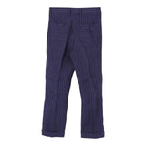 Fay Pantalone Tinta Unita con Fantasia A Righe per Bambino FW6Q21 BLU FAY 