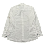 Manuel & Frank Camicia Manica Lunga Tinta Unita per Bambino MF3306B BIANCO MANUEL & FRANK 