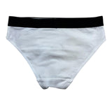 Juicy Couture Slip Tinta Unita con Stampa per Bambina JBX5823 BIANCO JUICY COUTURE 