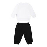 John Richmond Completo 2 Pezzi Felpa-Pantalone per Neonato RIP25013CFX BIANCO/NERO JOHN RICHMOND 