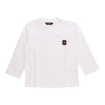 REFRIGIWEAR shirt tinta unita girocollo con logo Bianco per Neonato RWN846 BIANCO REFRIGIWEAR 