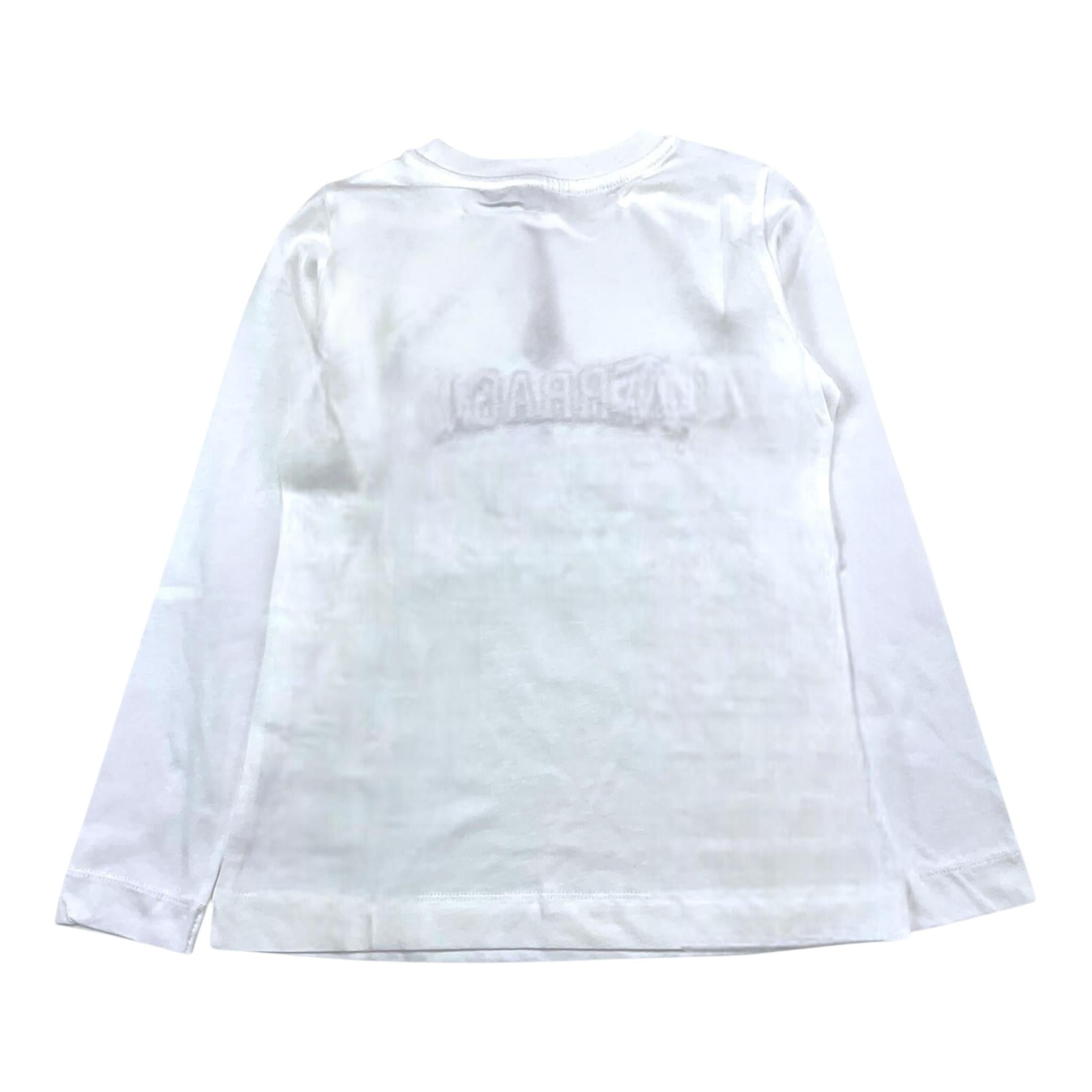CHIARA FERRAGNI shirt girocollo tinta unita con stampa Bianco per Bambina 59B609 BIANCO CHIARA FERRAGNI 