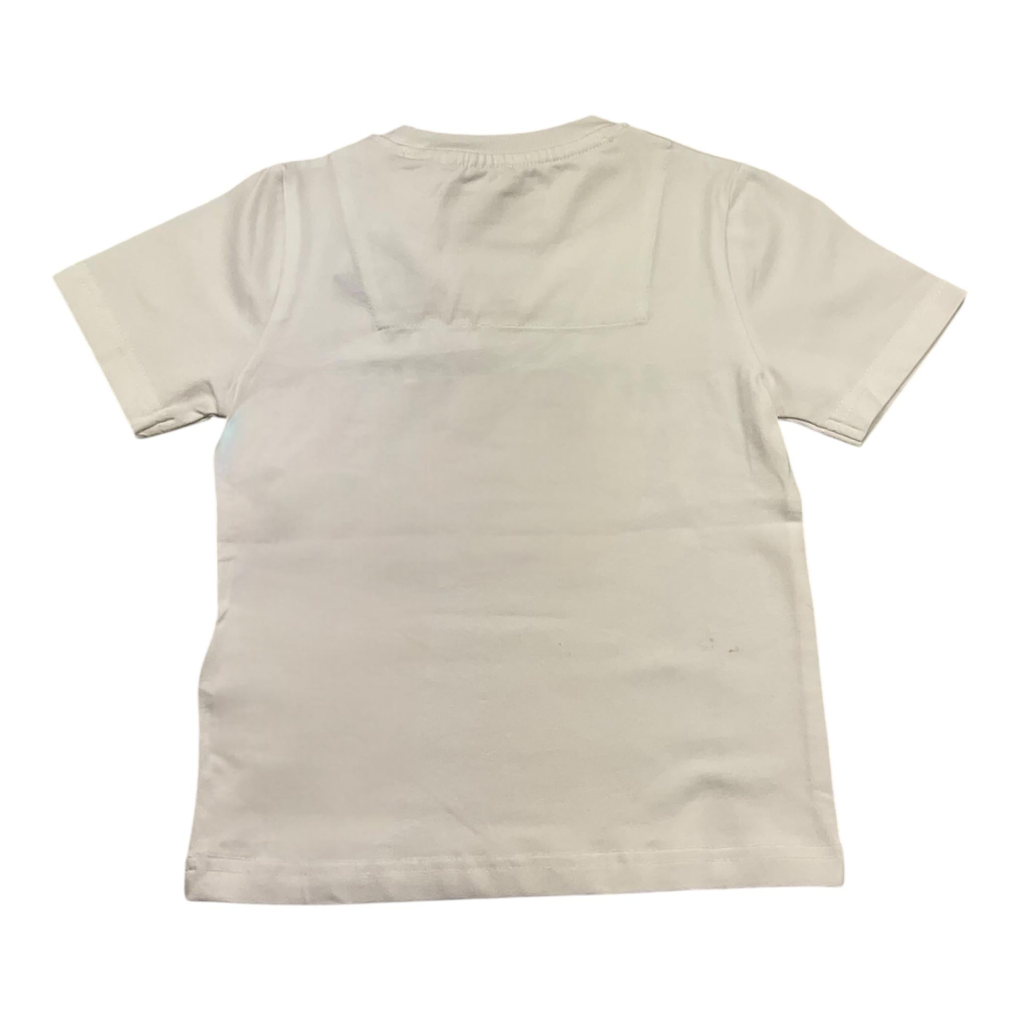 Aeronautica Militare T-Shirt Girocollo Tinta Unita con Stampa per Neonato 251TS0022A BIANCO AERONAUTICA MILITARE 