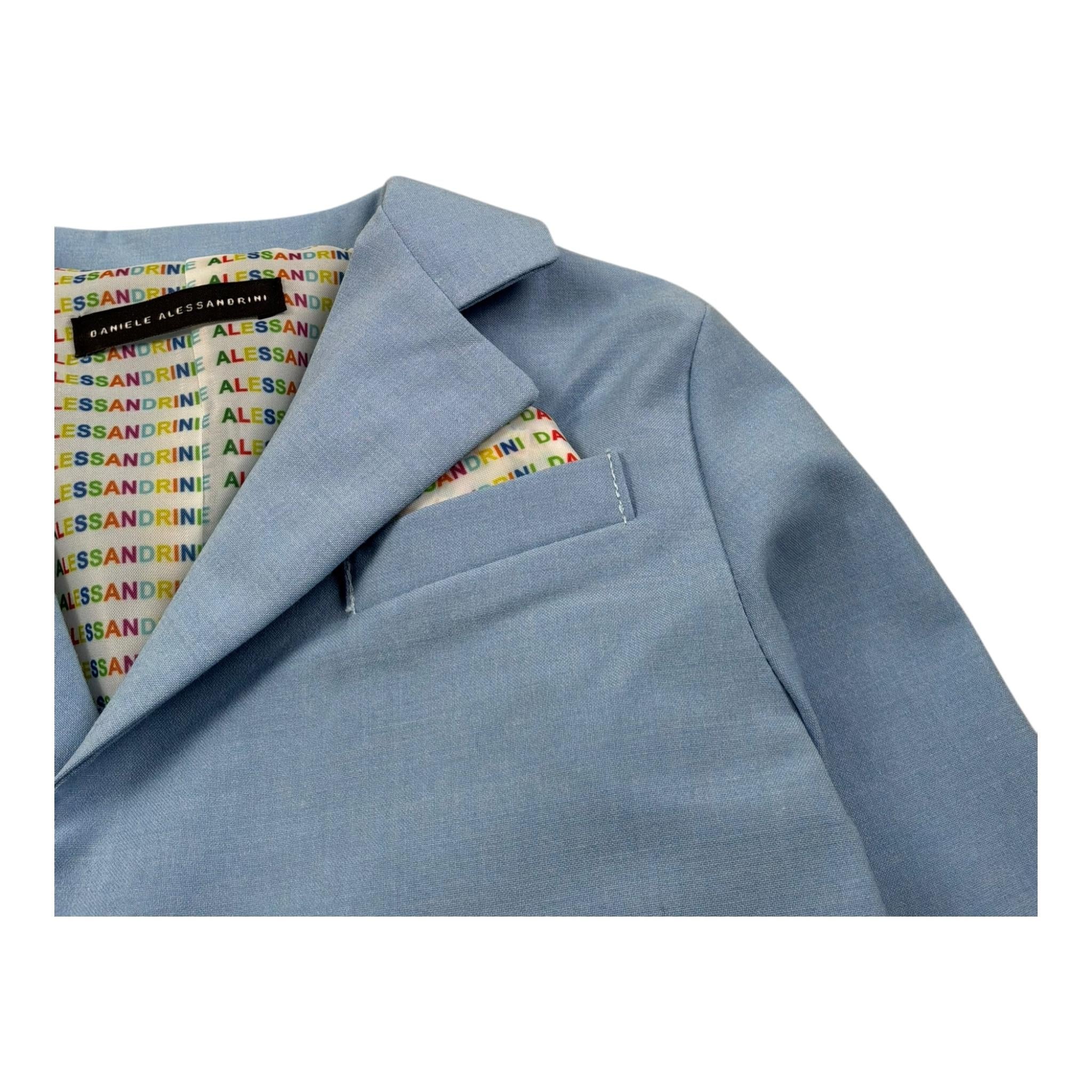 Daniele Alessandrini Giacca Tinta Unita con Bottoni per Neonato 1295J00001N AZZURRO DANIELE ALESSANDRINI 