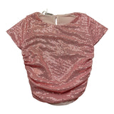 Lu Lu By Miss Grant T-Shirt Tinta Unita con Paillettes per Bambina LL3455 ROSA LU LU BY MISS GRANT 