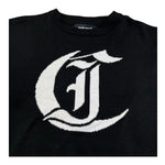 Just Cavalli Maglia Girocollo Tinta Unita con Stampa per Bambina JBP16024MA NERO JUST CAVALLI 