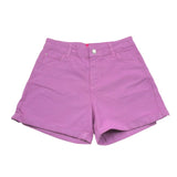 Liu Jo Short Tinta Unita con Girovita Regolabile per Bambina GA5093XX VIOLA LIU JO 