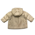 BOMBOOGIE giubbino tinta unita cn cappuccio e pelliccia Beige per Neonata 8836 BEIGE BOMBOOGIE 