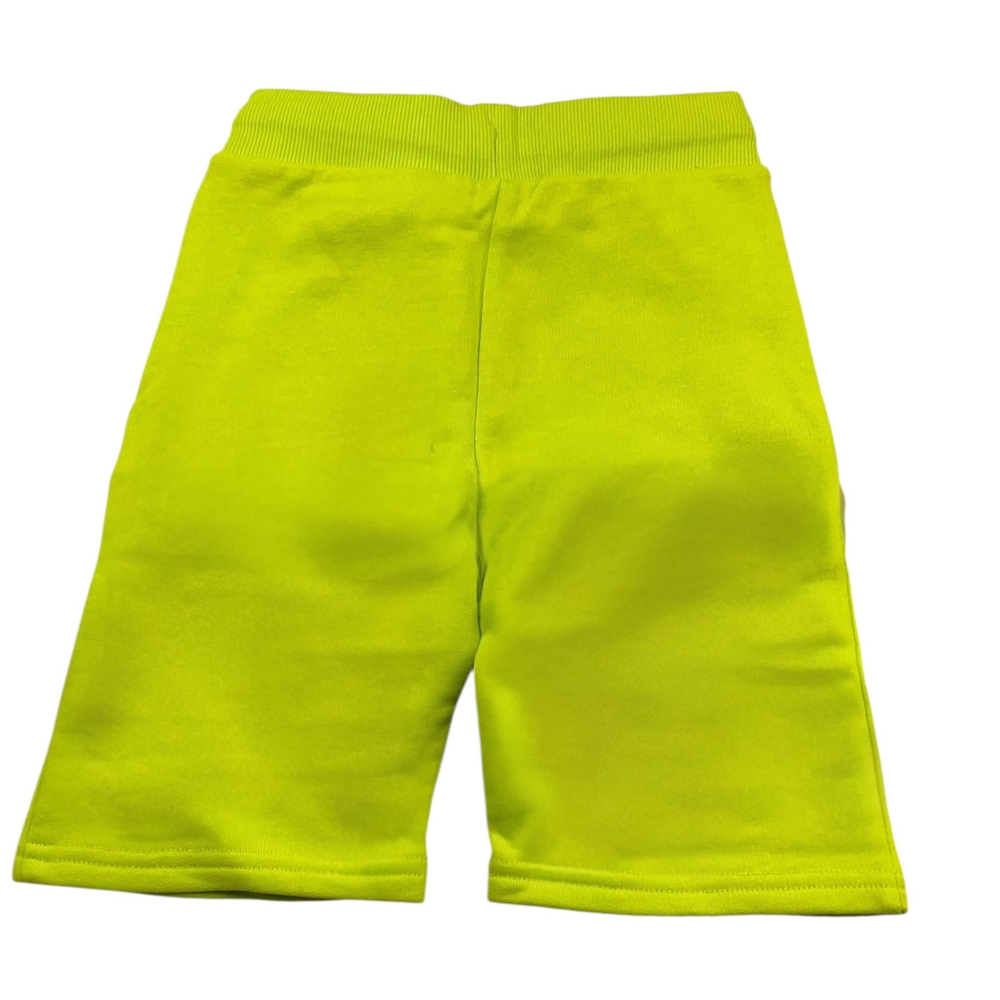 Guess Bermuda Tinta Unita con Stampa per Bambino N5RD03KA VERDE GUESS 