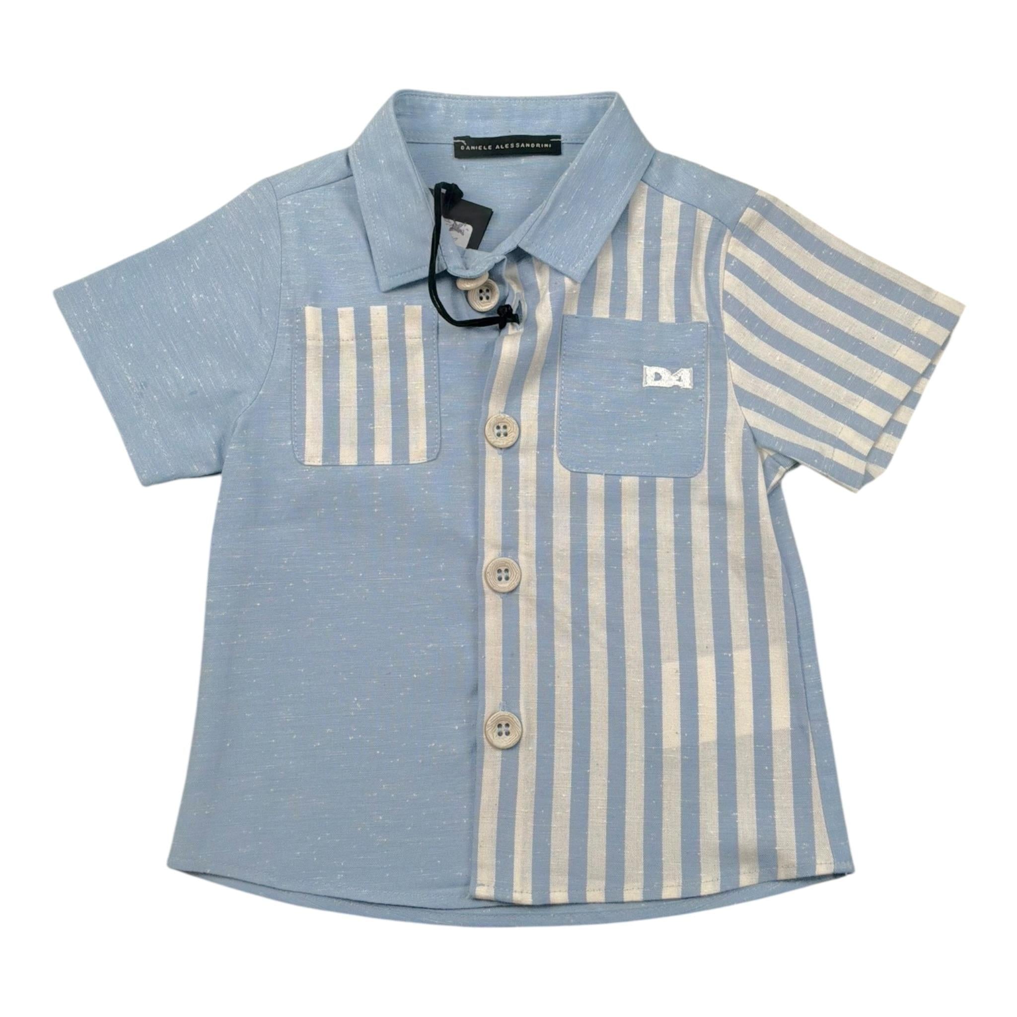 Daniele Alessandrini Completo 2 Pezzi Camicia-Bermuda per Neonato 1296K200168 AZZURRO DANIELE ALESSANDRINI 